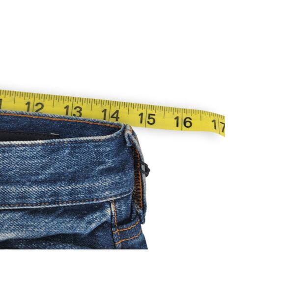 NWT EDWIN Averi Pretender Distressed Flare Jeans Size 26 Vintage Wash Denim USA - Picture 5 of 6